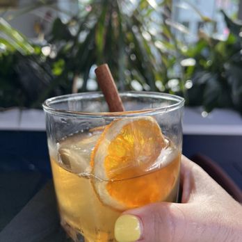 Rome + Fig - Disappointing old fashioned. Most of the drink is a huge square ice cube. - Seafood Near Me - Tampa, Florida Rome + Fig - Disappointing old fashioned. Most of the drink is a huge square ice cube. - Seafood Near Me - Tampa, Florida