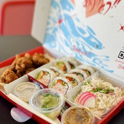 Yama Sushi Marketplace - Bento box with 6pc of California Roll