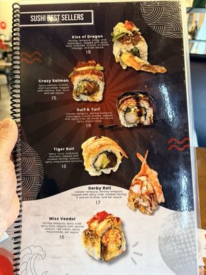 Menu photo 2 Misawa Sushi Bar Louisville, KY