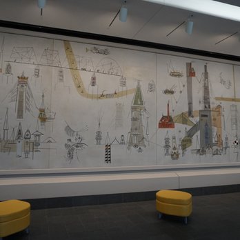 Cincinnati Art Museum - Mural by Saul Steinberg - Art Museums Near Me - Cincinnati, Ohio