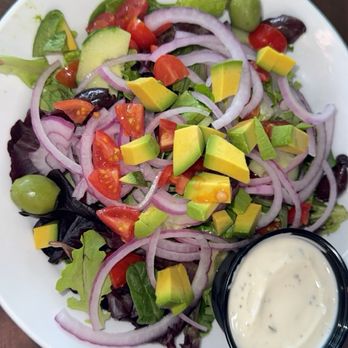 Joe's On Higgins - House Salad (w/ side of avocado). - Pizza Near Me - Chicago, Illinois