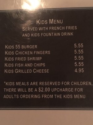 Menu photo 6 Restaurant 55 Dover, DE