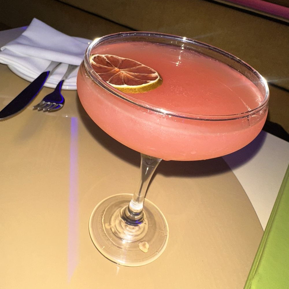 Don Coqui - Pretty In Pink  Haiken Lychee Vodka, Hanson Meyer Lemon, Pama Pomegranate, Lime and Guava - Latin American Near Me - Edgewater, New Jersey