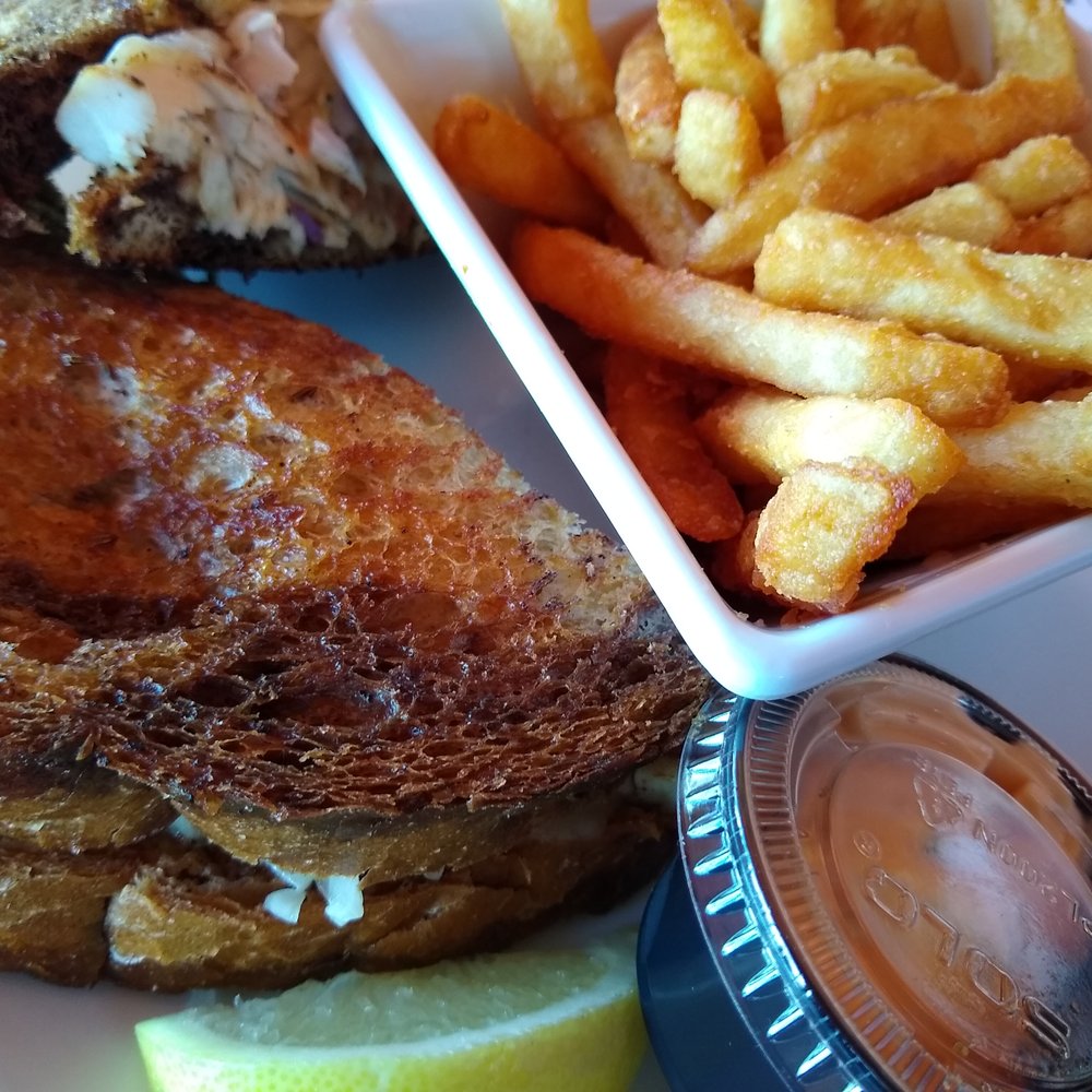 Coconuts On The Beach - Fish Reuben at Coconuts On The Beach Photo by Virginia Wright - Bars Near Me - Cocoa Beach, Florida