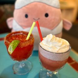 Mayan Family Mexican Restaurant - Sipping on margaritas