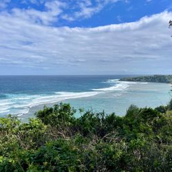 Pila'a Beach - View from parking spot.