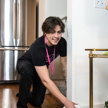 The Dazzle Cleaning Company - Superstar cleaner, Nikoli, cleaning baseboards at ar regular recurring client's home. - Home Cleaning Near Me - Seattle, Washington The Dazzle Cleaning Company - Superstar cleaner, Nikoli, cleaning baseboards at ar regular recurring client's home. - Home Cleaning Near Me - Seattle, Washington