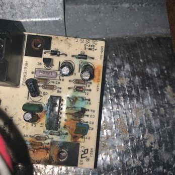 Baker's Heating & Cooling - Fan control failure due to moisture. - Heating & Air Conditioning/HVAC Near Me Baker's Heating & Cooling - Fan control failure due to moisture. - Heating & Air Conditioning/HVAC Near Me