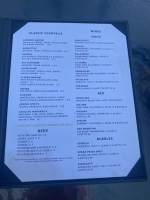 Menu photo 1 Glow Martini Lounge Bonney Lake, WA
