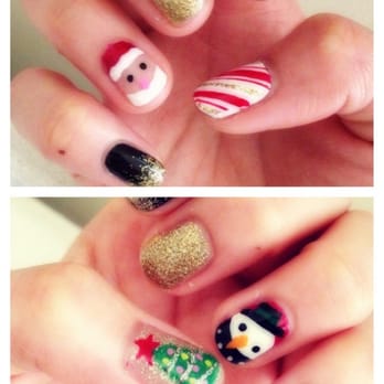 Nail Tek - Holiday nails!!!! - Nail Salons Near Me - Concord, North Carolina