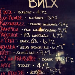 Cactus - Beer menu (it varies, but their selection is always from Benelux)