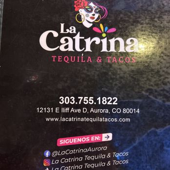 La Catrina Tequila & Tacos - Menu - Mexican Near Me - Aurora, Colorado