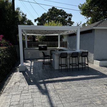 Platinum Paving & Landscaping - Patio seating area after. - Landscaping Near Me