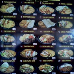 Alobertos - Lots of menu items!! :)