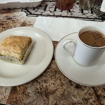 Pita House - Turkish coffee and pistachio baklava were AMAZING!!!! - Mediterranean Near Me - Battle Ground, Washington Pita House - Turkish coffee and pistachio baklava were AMAZING!!!! - Mediterranean Near Me - Battle Ground, Washington