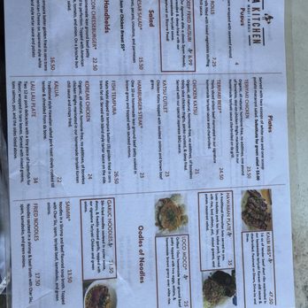 Da Kitchen Maui - Menu 10/2025 - Hawaiian Near Me - Kihei, Hawaii