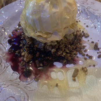 Maria's Mediterranean - Blueberry baklava - Seafood Near Me - Bayside, New York Maria's Mediterranean - Blueberry baklava - Seafood Near Me - Bayside, New York