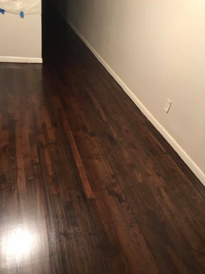 Refinish Floor Water Pop Style Stain Color Dura Seal Coffee