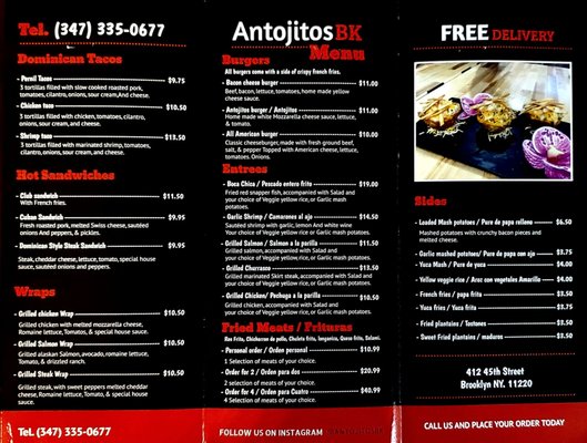 Menu photo 8 Antojitos BK Brooklyn, NY