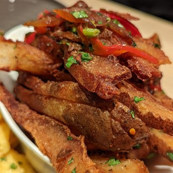 Roger Bar & Restaurant - These potatoes ...so delicious asked for extra crispy - New American Near Me - Mountain View, California Roger Bar & Restaurant - These potatoes ...so delicious asked for extra crispy - New American Near Me - Mountain View, California