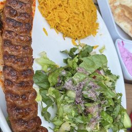 This was the spicy lamb skewers, recommend by the staff because I enjoy spicy food. This was the spicy lamb skewers, recommend by the staff because I enjoy spicy food.