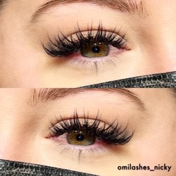 O Mi Lashes Nicky - Wispy spiked lashes (8-15) CC Curl