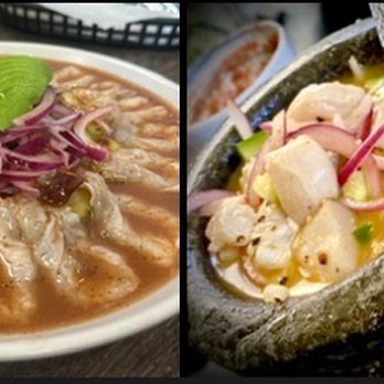 Javier's - Left, what Aguachiles should look like. On the Right is Javier's version. Javier's serving was smaller with no flavor yet priced the same. - Mexican Near Me - Irvine, California Javier's - Left, what Aguachiles should look like. On the Right is Javier's version. Javier's serving was smaller with no flavor yet priced the same. - Mexican Near Me - Irvine, California