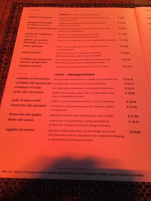 Menu photo 3 Bella Italia Assen, DR Menu photo 3 Bella Italia Assen, DR