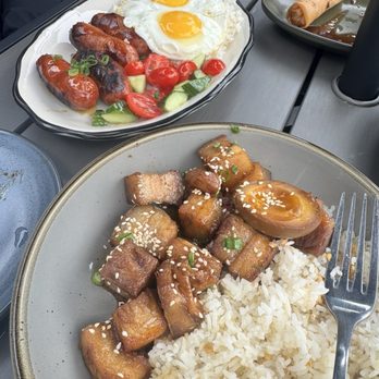 Bayan Ko Diner - Pork belly adobo, longanisa silog, eggroll - Cuban Near Me - Chicago, Illinois Bayan Ko Diner - Pork belly adobo, longanisa silog, eggroll - Cuban Near Me - Chicago, Illinois