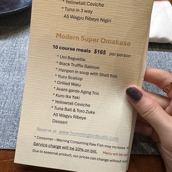 Hummingbird Sushi - Japanese Near Me - Seattle, Washington