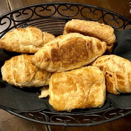 Complimentary croissants Complimentary croissants