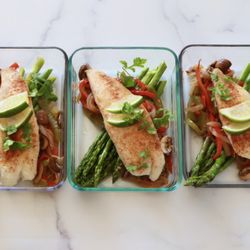Mint Personal Chef - Healthy weekly Meal prep of white fish & asparagus