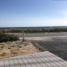 Beach right across from hotel