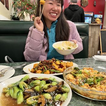 Szechuan First Restaurant - Glorious food! Fresh Black Mushroom with Vegetable, MaPo Tofu(vegetarian), Crispy and Spicy Tofu, all 5 stars - Szechuan Near Me - Kent, Washington