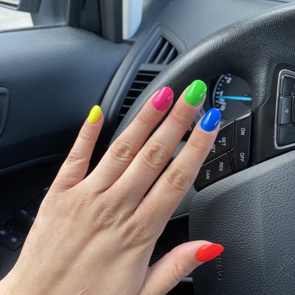 Vip Nails - rainbow nails - Nail Salons Near Me - Fairport, New York