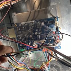 Colorado Repair Works - Furnace control board with diagnostic jumper installed