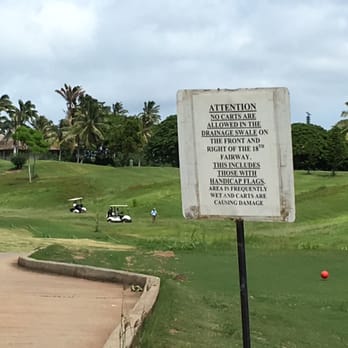 Ewa Villages Golf Course - Apparently did not read the sign. - Golf Near Me - Ewa Beach, Hawaii Ewa Villages Golf Course - Apparently did not read the sign. - Golf Near Me - Ewa Beach, Hawaii