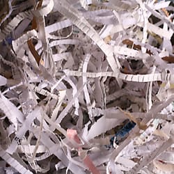 Data Disposal - This is what your paper looks like when it has been processed.