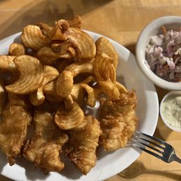 Fish and sidewinder fries