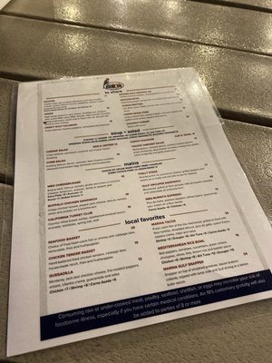 Menu photo 1 Marina Bar & Grill Miramar Beach, FL Menu photo 1 Marina Bar & Grill Miramar Beach, FL