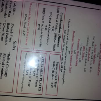 Ole Time Barbecue - Menu - Barbeque Near Me - Raleigh, North Carolina Ole Time Barbecue - Menu - Barbeque Near Me - Raleigh, North Carolina