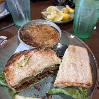 Old Mill Pottery House Cafe - Fried Green Tomato BLT - American Near Me - Pigeon Forge, Tennessee Old Mill Pottery House Cafe - Fried Green Tomato BLT - American Near Me - Pigeon Forge, Tennessee