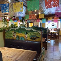 Tequila's Family Restaurant - Really authentic Mexican decorations
