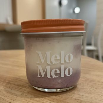 MeloMelo Coconut Dessert - Taro Coconut Jelly ($12.99) - Desserts Near Me - Irvine, California MeloMelo Coconut Dessert - Taro Coconut Jelly ($12.99) - Desserts Near Me - Irvine, California
