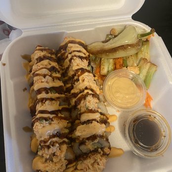 Vicky’s Sushi - a tray of food - Sushi Bars Near Me - Colton, California