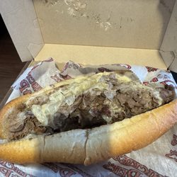 Classic cheesesteak with onions