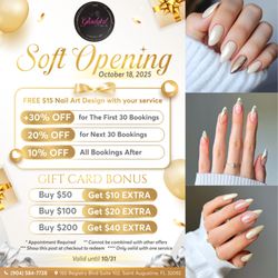 GladGirl Nails - - on 10/18/2025.
Visit us to get a big discount