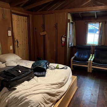 Riverside Campground & Cabins - Main bedroom - Campgrounds Near Me - Big Sur, California Riverside Campground & Cabins - Main bedroom - Campgrounds Near Me - Big Sur, California