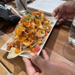 Flaming Tuna Nachos Flaming Tuna Nachos