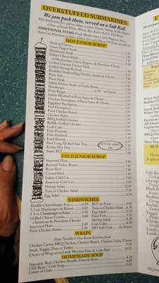 Menu photo 8 Falls Road Carry Out Baltimore, MD